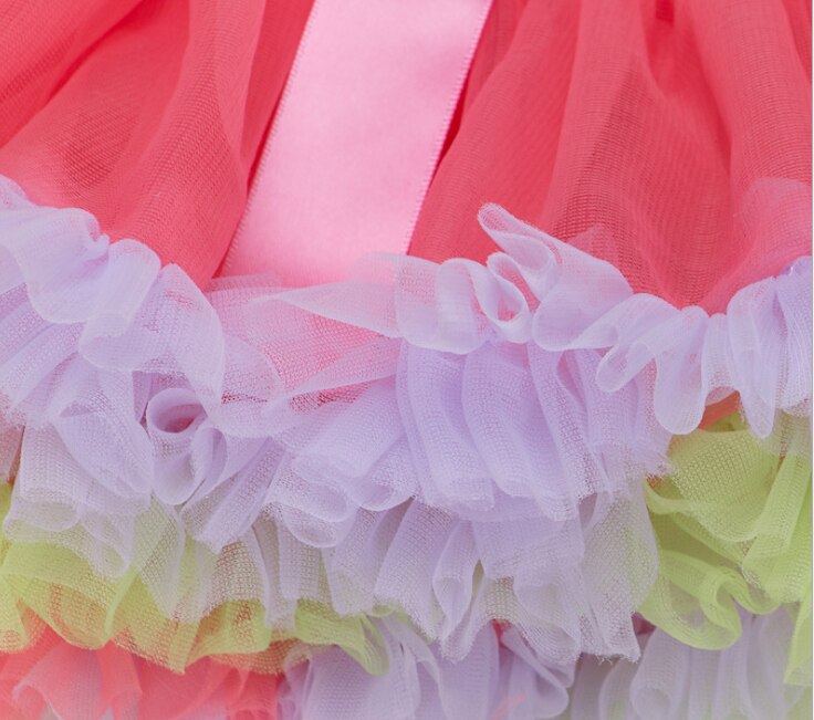 Adjustable Waist Baby TuTu Skirt for 0-2 Years- Watermelon Red
