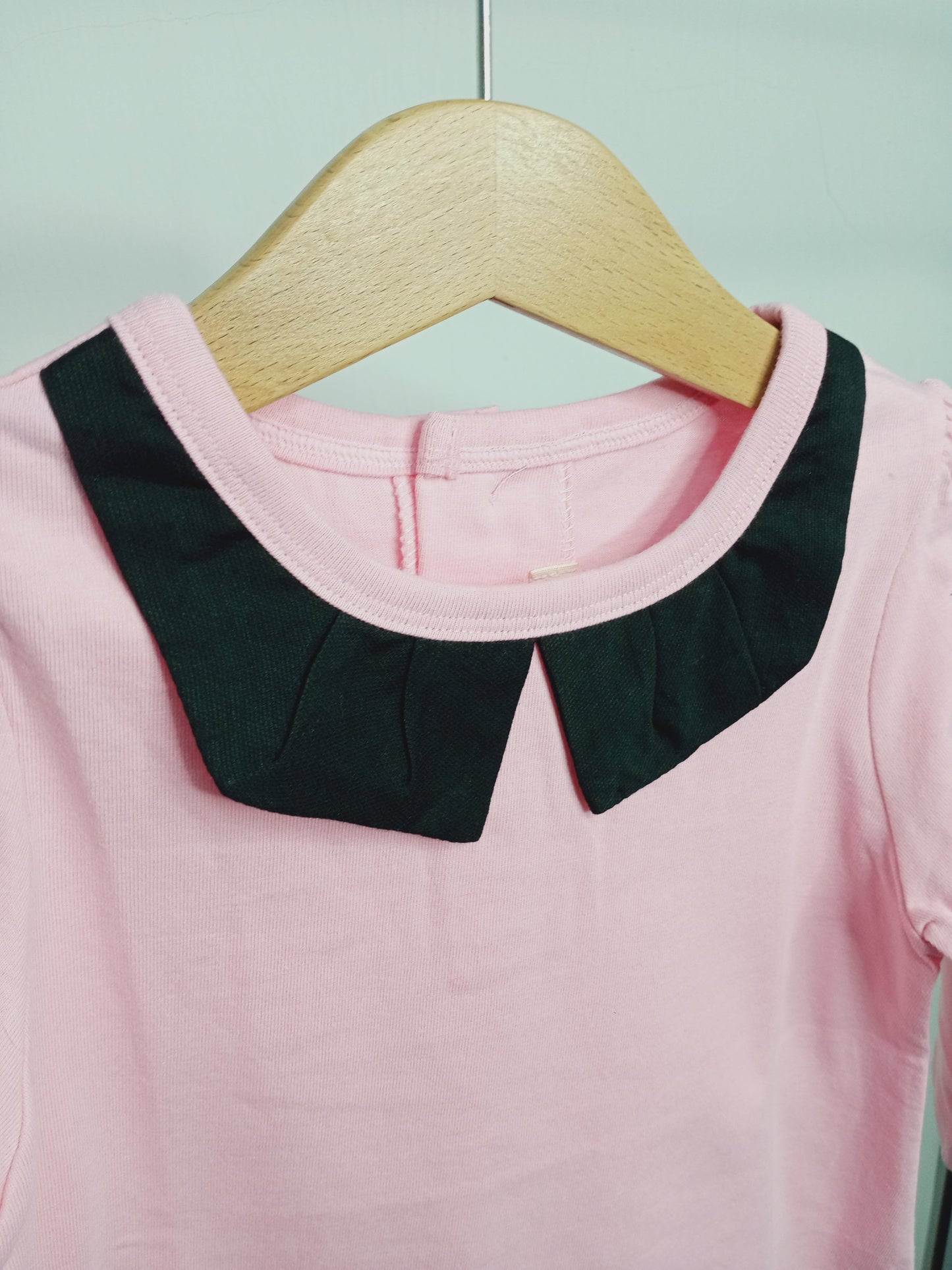 Luxury Collar Pink Top (Made in Korea)