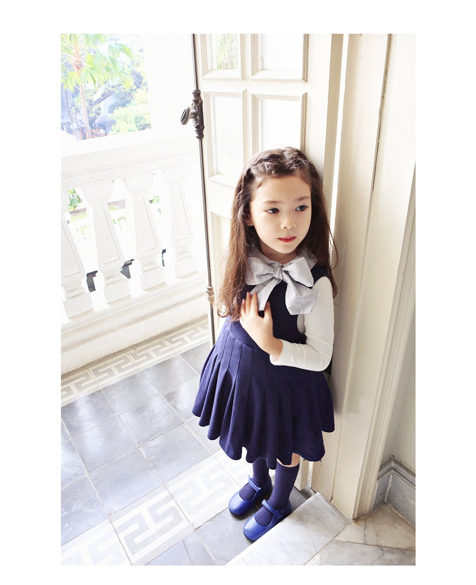 Girls Navy Blue TuTu Dress