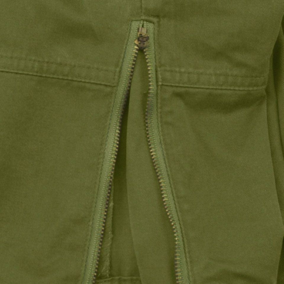 Olive Green Cargo Trousers