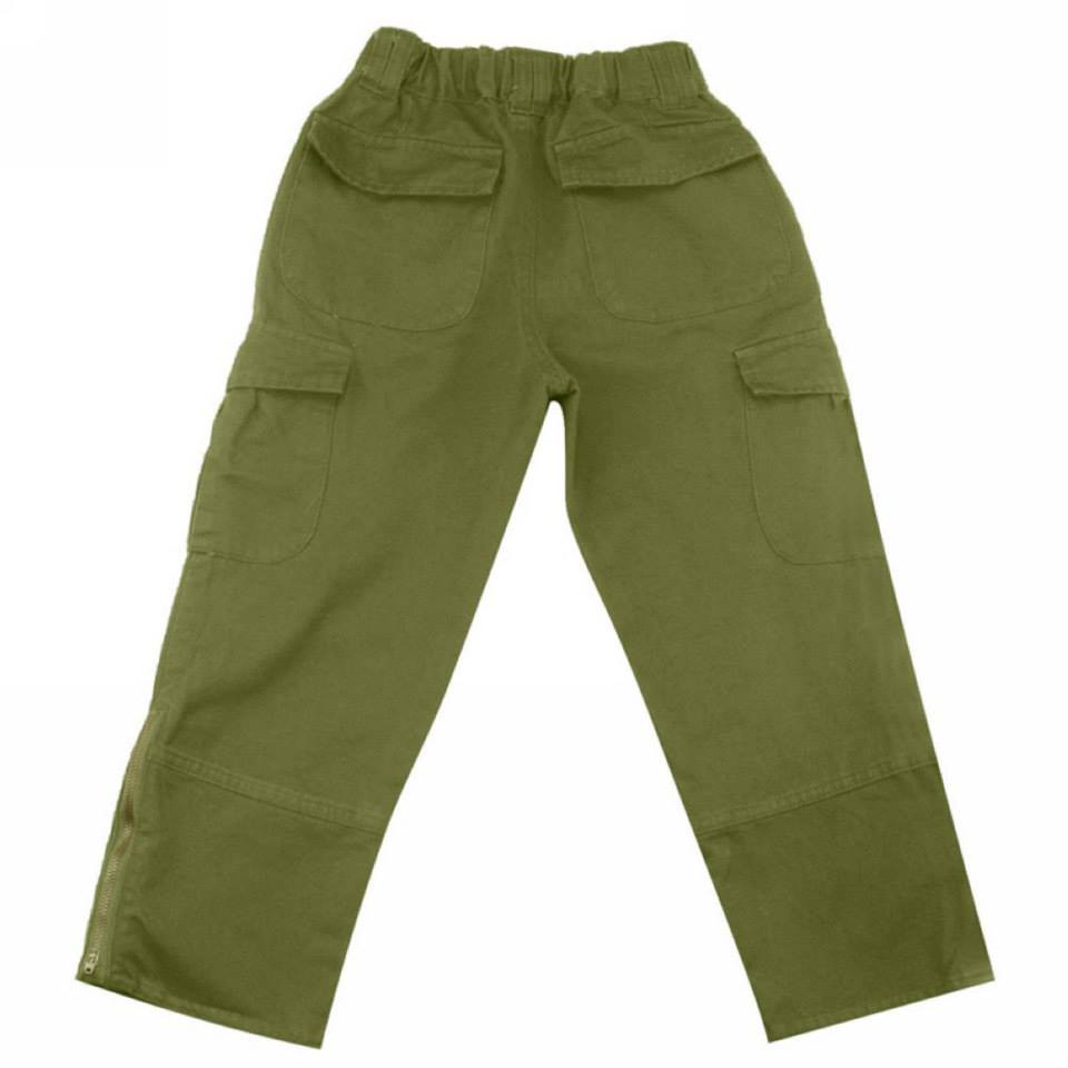 Olive Green Cargo Trousers