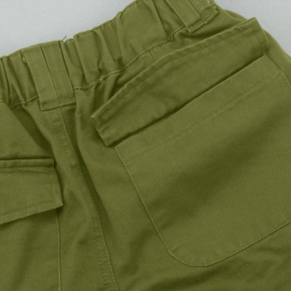 Olive Green Cargo Trousers