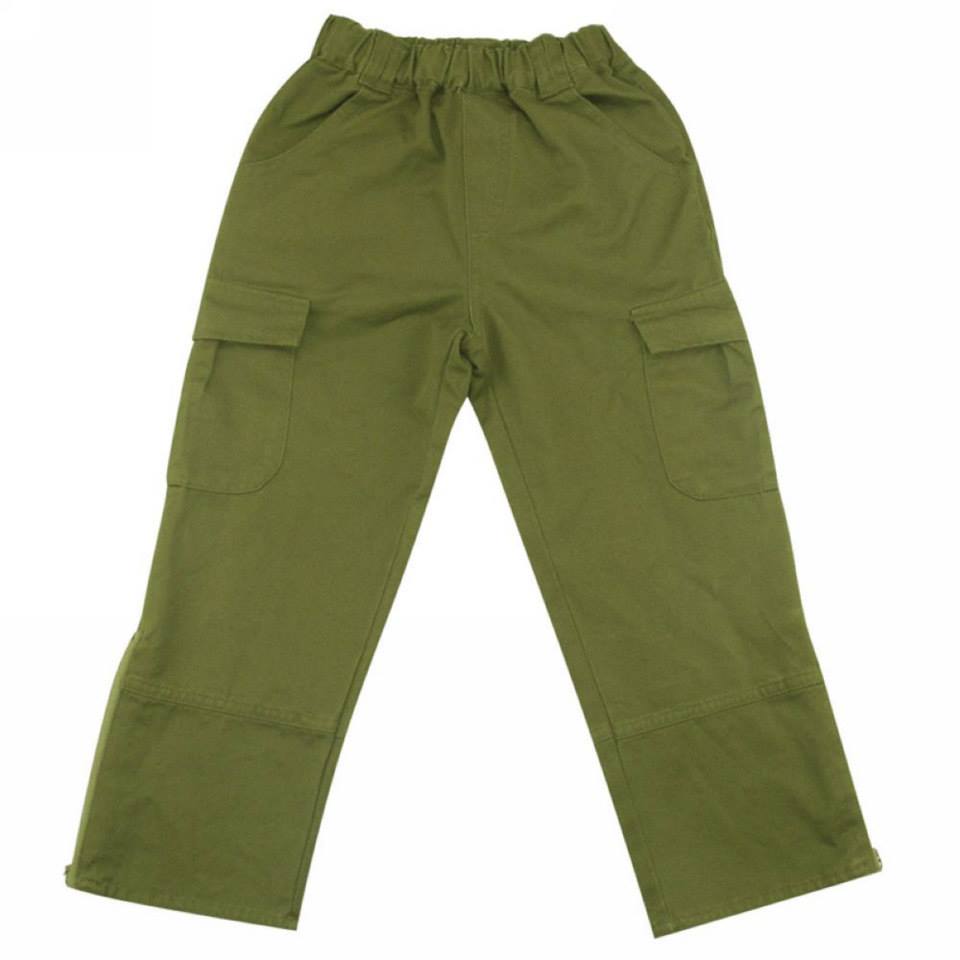 Olive Green Cargo Trousers