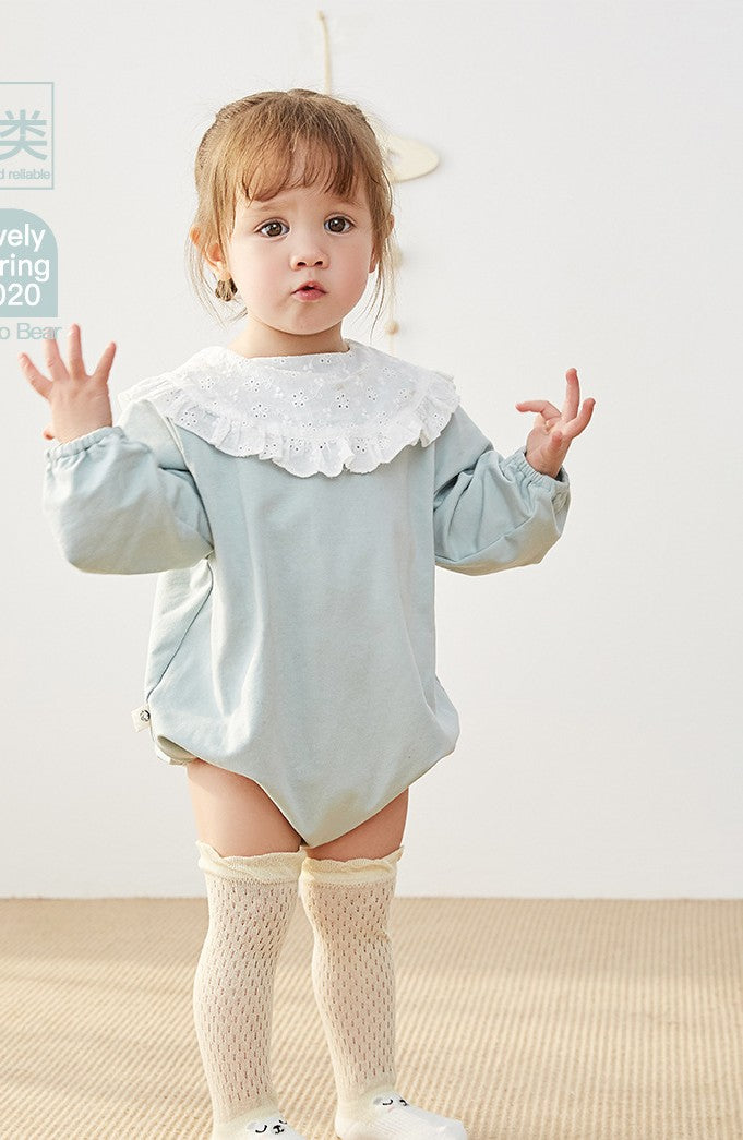 Baby Girl Summer Net Long Socks - 3 Pairs in a Box