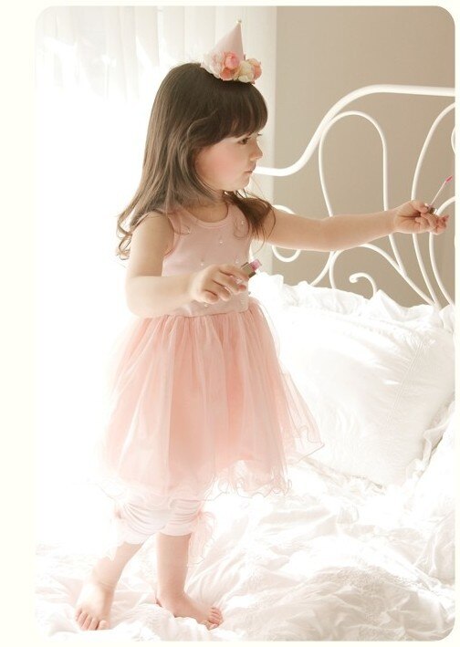 Deluxe Pink Cotton Leggings ( Made in Korea)