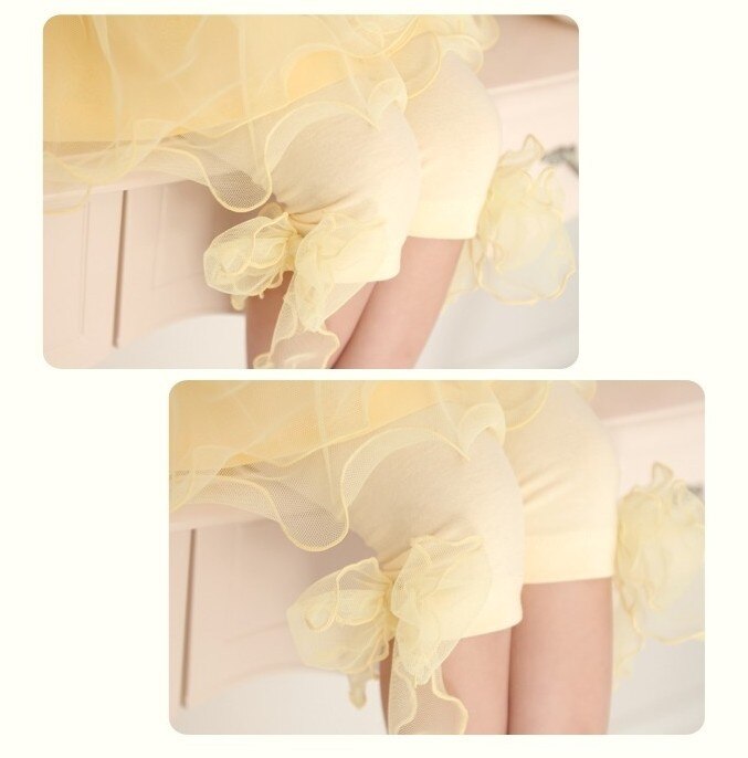 Deluxe Yellow Cotton Leggings ( Made in Korea)