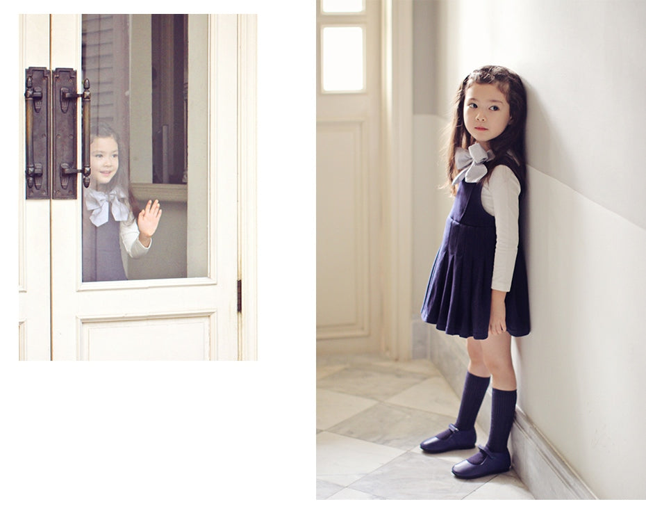 Girls Navy Blue TuTu Dress