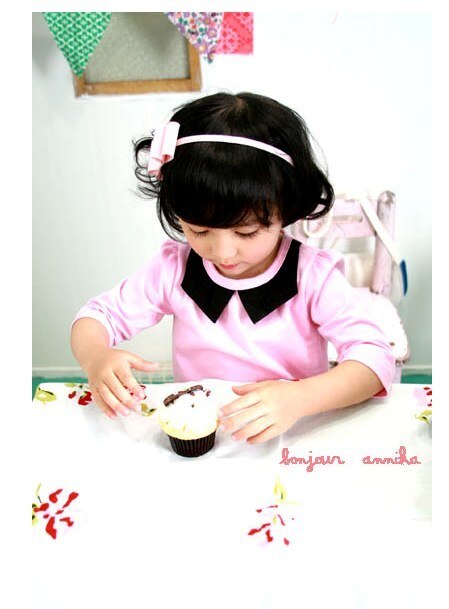 Luxury Collar Pink Top (Made in Korea)