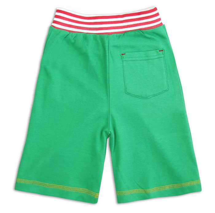 Green Cute Elephant Quarter Pant