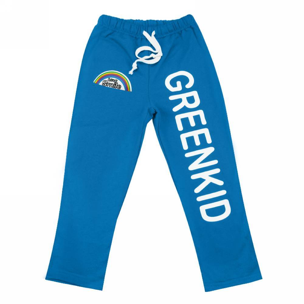 Boys Blue Cotton Joggers (Korean Design)