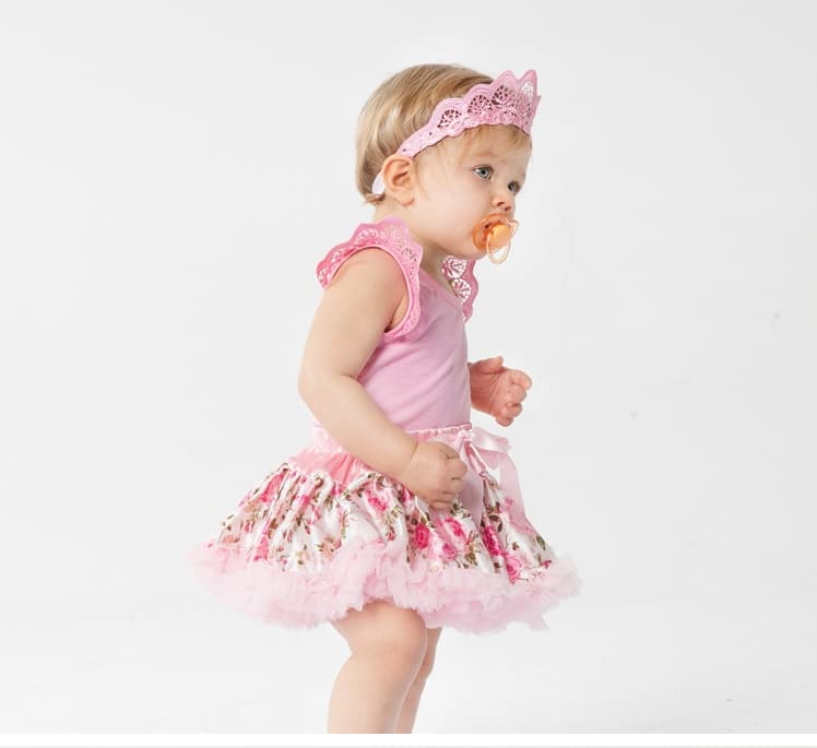 Floral TuTu Skirt for 0-2 Years baby