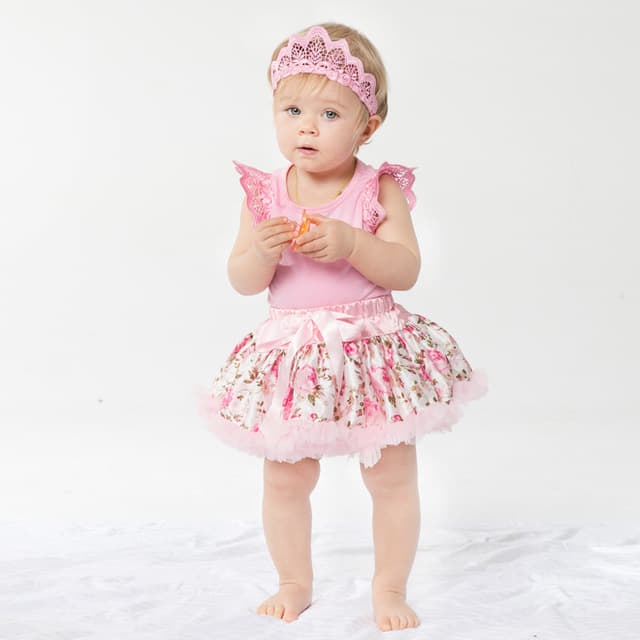 Floral TuTu Skirt for 0-2 Years baby