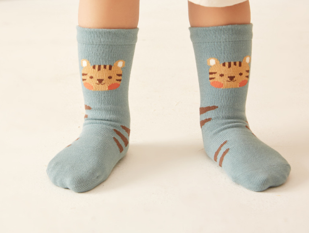 Baby Animal Rich Cotton Socks - 3 Pairs in a Box