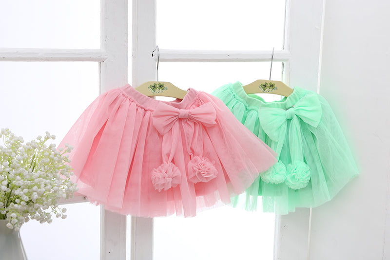 Girls Green TuTu Skirt without bow pin