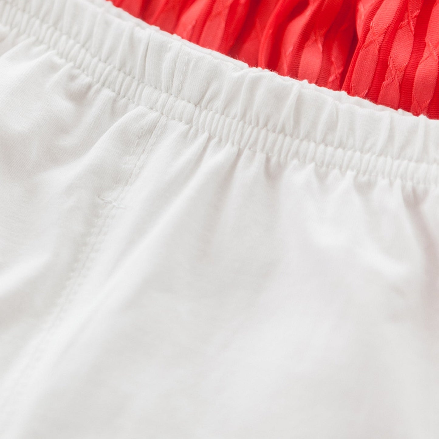 Girls Red Striped Top