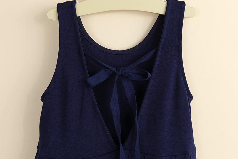 Girls Navy Blue TuTu Dress