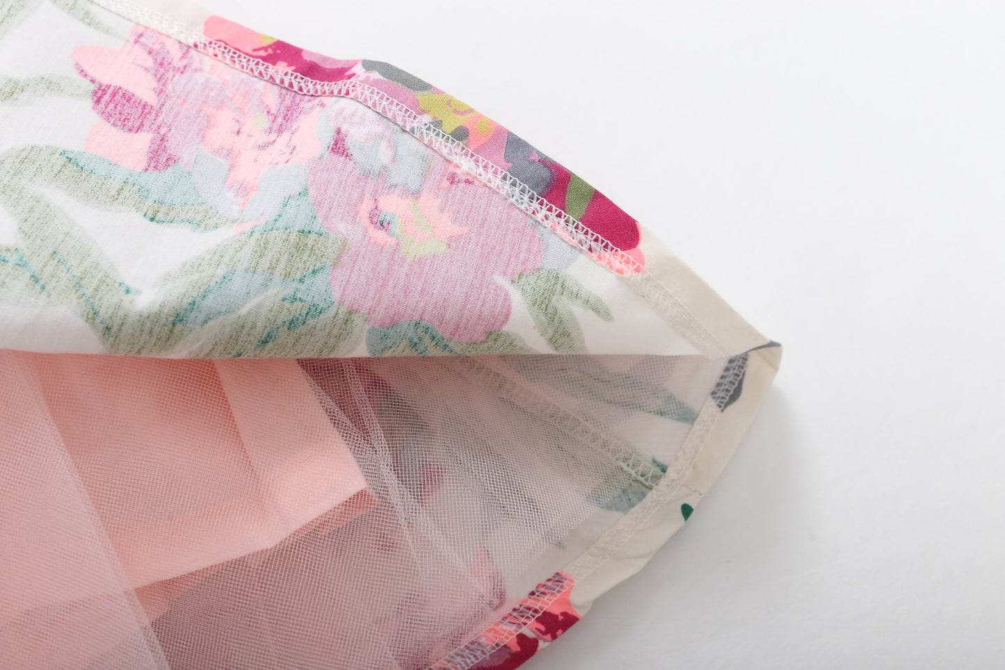 Girls Pink Floral TuTu Dress