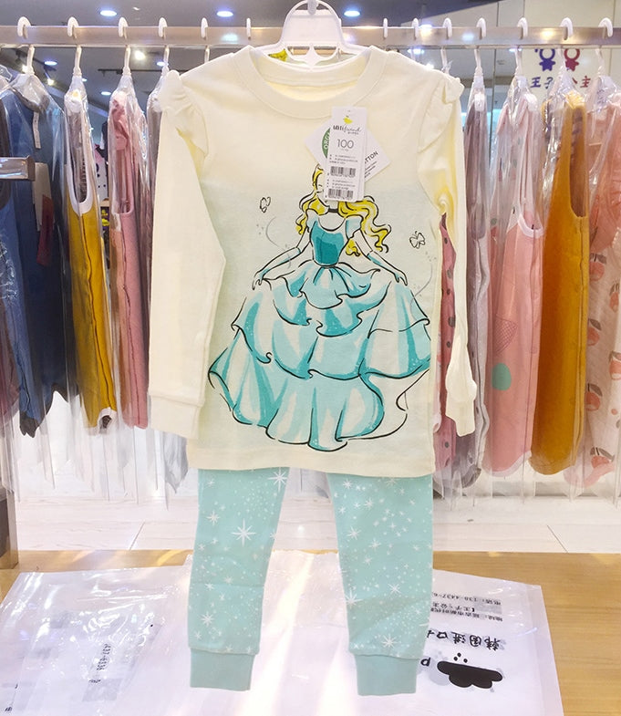 Organic Cotton Long Pyjamas - Cinderella