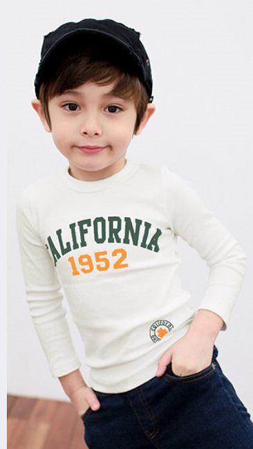 California 1952 Slim Fit Cotton Boys T-shirts