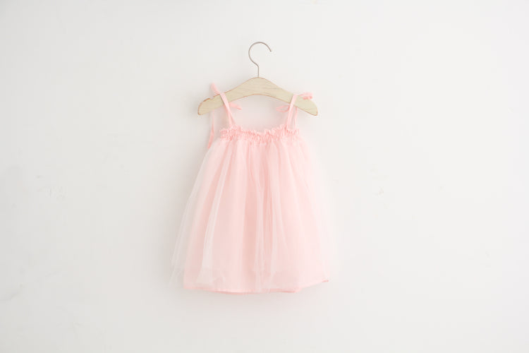 Girls Pink Tulle Dress
