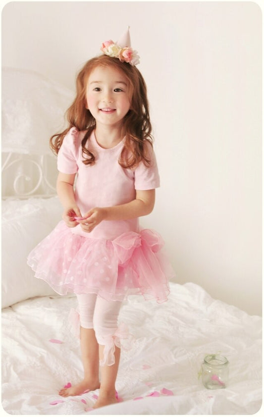 Luxury Alicia Pink Tulle Dress (Made in Korea)