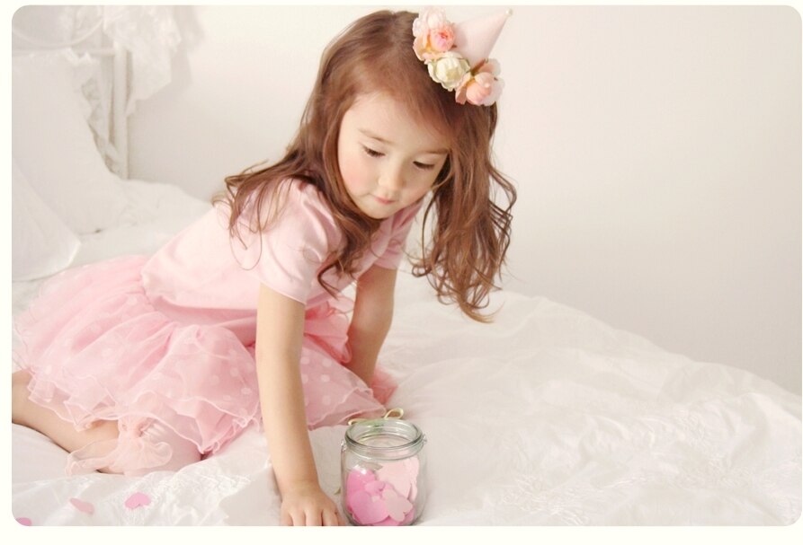 Luxury Alicia Pink Tulle Dress (Made in Korea)