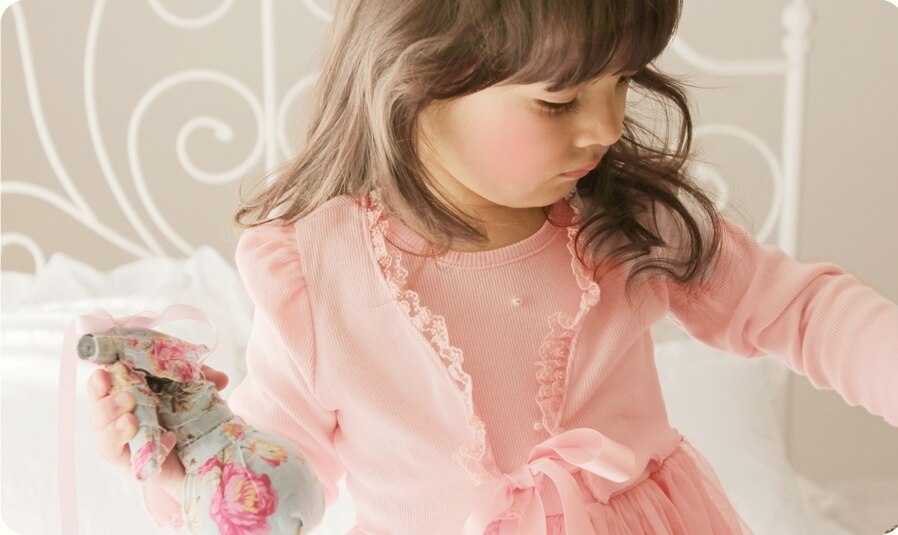 Deluxe  Amire Pink Cardigan ( Made in Korea)