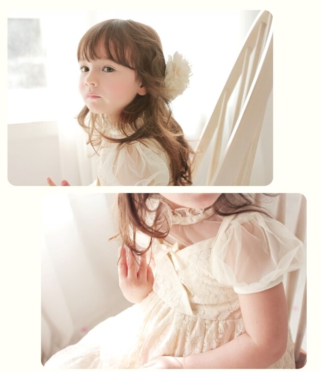 Deluxe  Avene Ivory Dress ( Made in Korea)