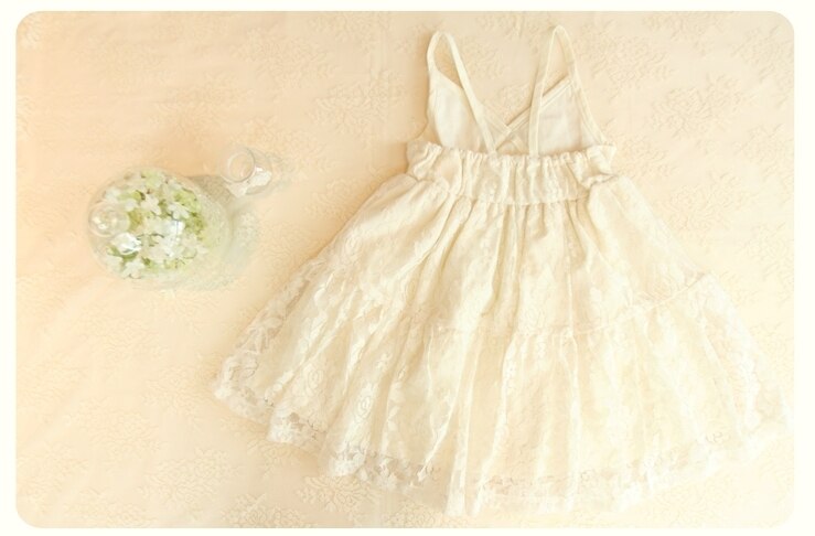 Deluxe  Avene Ivory Dress ( Made in Korea)