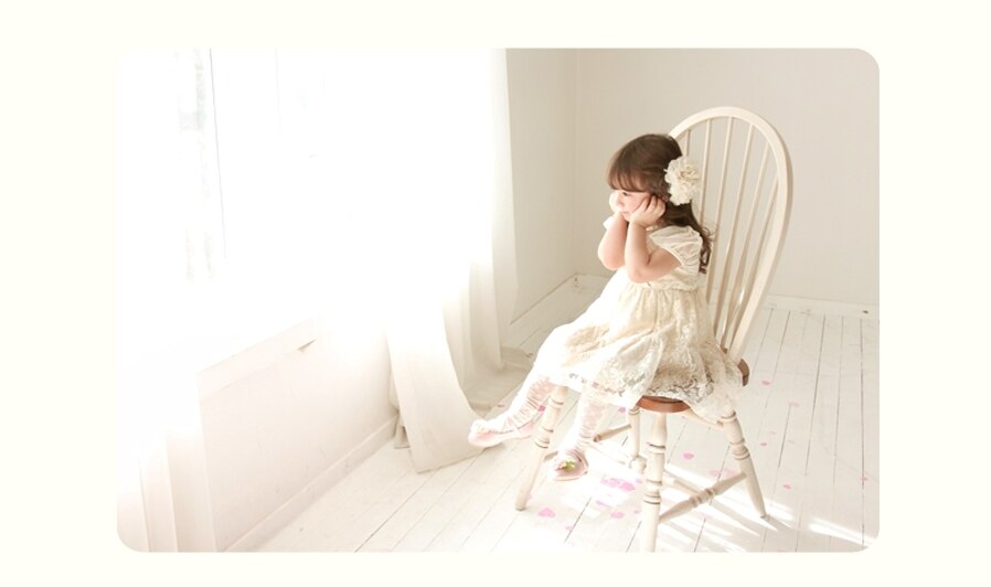 Deluxe  Avene Ivory Dress ( Made in Korea)