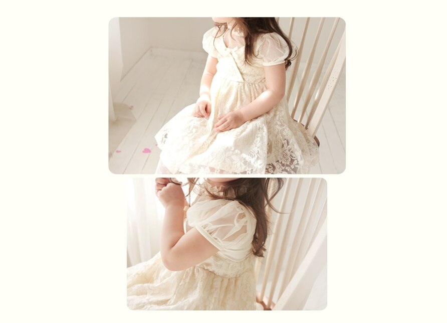 Deluxe  Avene Ivory Dress ( Made in Korea)