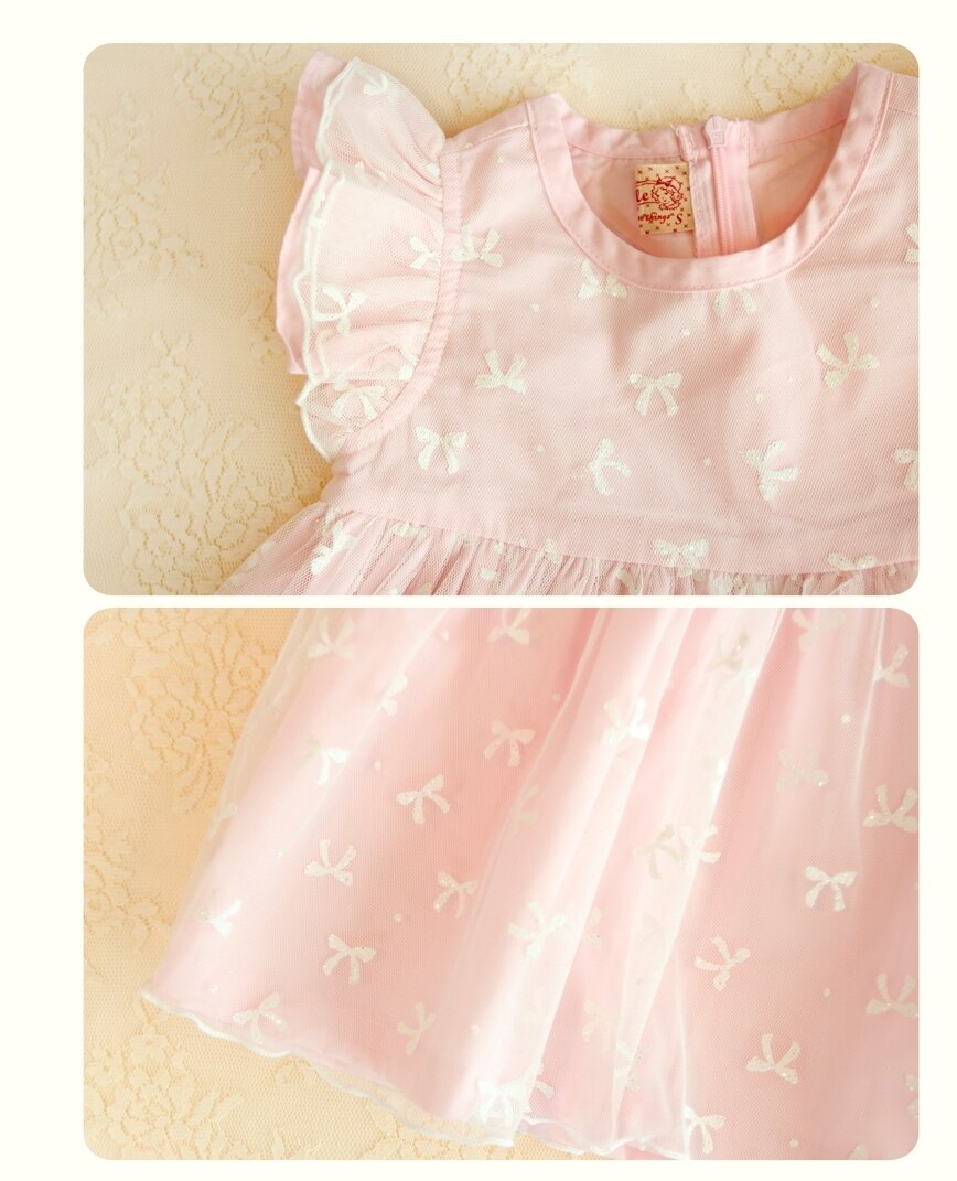 Deluxe  Ellen Shu Pink Dress- 6 Years Only ( Made in Korea)