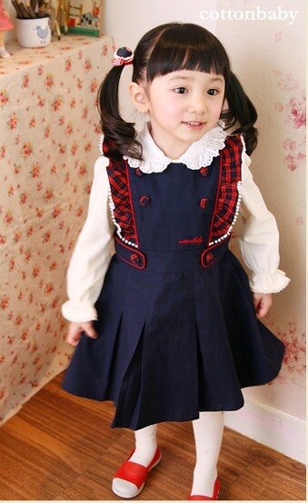Deluxe Nicola Pinafore Dress ( Made in Korea)