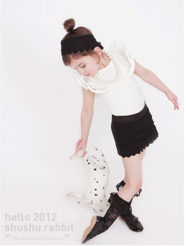 Deluxe London Mood Black Skort (Made in Korea)