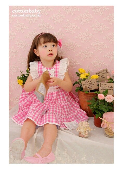 Luxury Sherbet Pink Dress (Made in Korea)