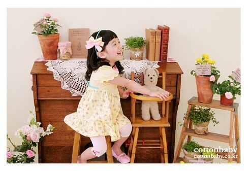 Luxury Shyness Floral Dress ( Made in Korea)