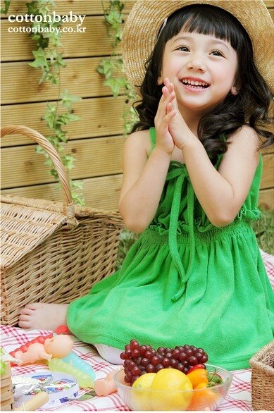 Deluxe Sugar Donut Green Dress (Made in Korea)