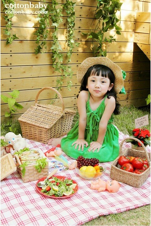 Deluxe Sugar Donut Green Dress (Made in Korea)