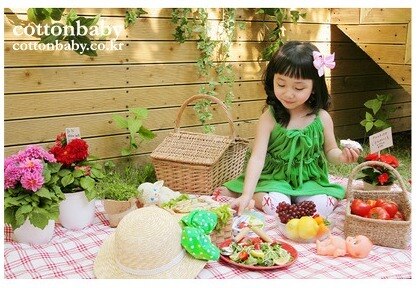 Deluxe Sugar Donut Green Dress (Made in Korea)